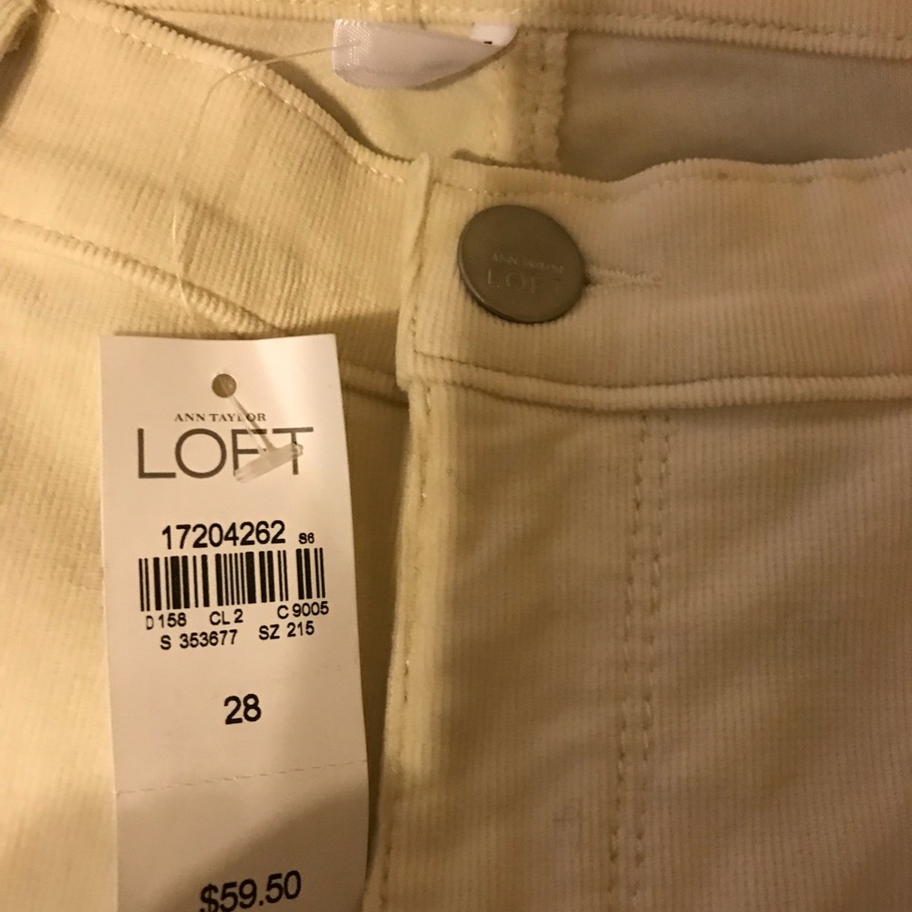 Velvet crush loft skinny pants